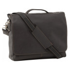 Чорний шкіряний портфель TIDING BAG 7108A-1 - Фотографія № 100