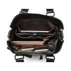 Чорна шкіряна сумка для ноутбука 15' Tiding Bag 7264A - Фотографія № 106