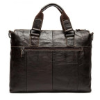 Коричнева шкіряна сумка для ноутбука 15' Tiding Bag 7264C - Фотографія № 104