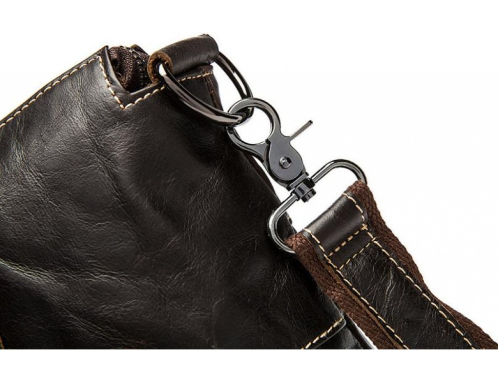 Коричнева шкіряна сумка для ноутбука 15' Tiding Bag 7264C - Фотографія № 9