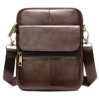 Коричнева шкіряна сумка-месенджер Bexhill BX7350 Brown - Фотографія № 100