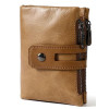 Рудий шкіряний гаманець Tiding Bag 8109C Рудий шкіряний гаманець Tiding Bag 8109C