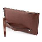 Великий чоловічий шкіряний клатч коричневого кольору Marco Coverna 8519-3-brown - Фотографія № 103