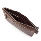 Великий чоловічий шкіряний клатч коричневого кольору Marco Coverna 8519-3-brown - Фотографія № 104