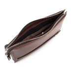 Великий чоловічий шкіряний клатч коричневого кольору Marco Coverna 8519-3-brown - Фотографія № 105