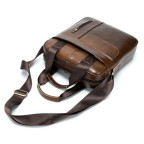 Коричнева вертикальна шкіряна сумка Tiding Bag 8578C - Фотографія № 106