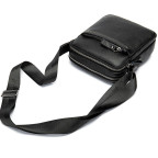 Чорна чоловіча шкіряна маленька сумка Tiding Bag 8715A - Фотографія № 105