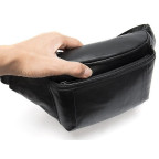 Чорна шкіряна сумка на пояс TIDING BAG 8910A - Фотографія № 104