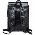 Чорний міської рюкзак з гладкої шкіри Tiding Bag 9116A - Фотографія № 101