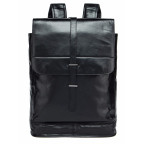 Чорний міської рюкзак з гладкої шкіри Tiding Bag 9116A - Фотографія № 100