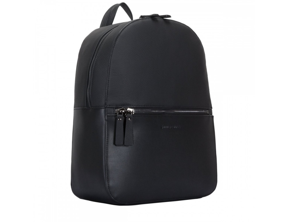 Стильний жіночий шкіряний рюкзак Smith & Canova 92901 BLK - Фотографія № 2