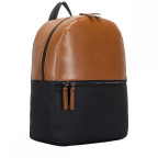 Рудий з чорним шкіряний рюкзак Smith & Canova Francis 92901 BLK-TAN - Фотографія № 101