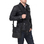 Чорна шкіряна сумка-месенджер TIDING BAG 9805A - Фотографія № 101