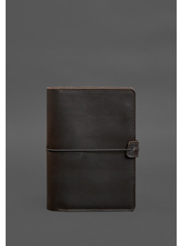 Коричневый кожаный блокнот Blancnote BN-SB-9-4-choko