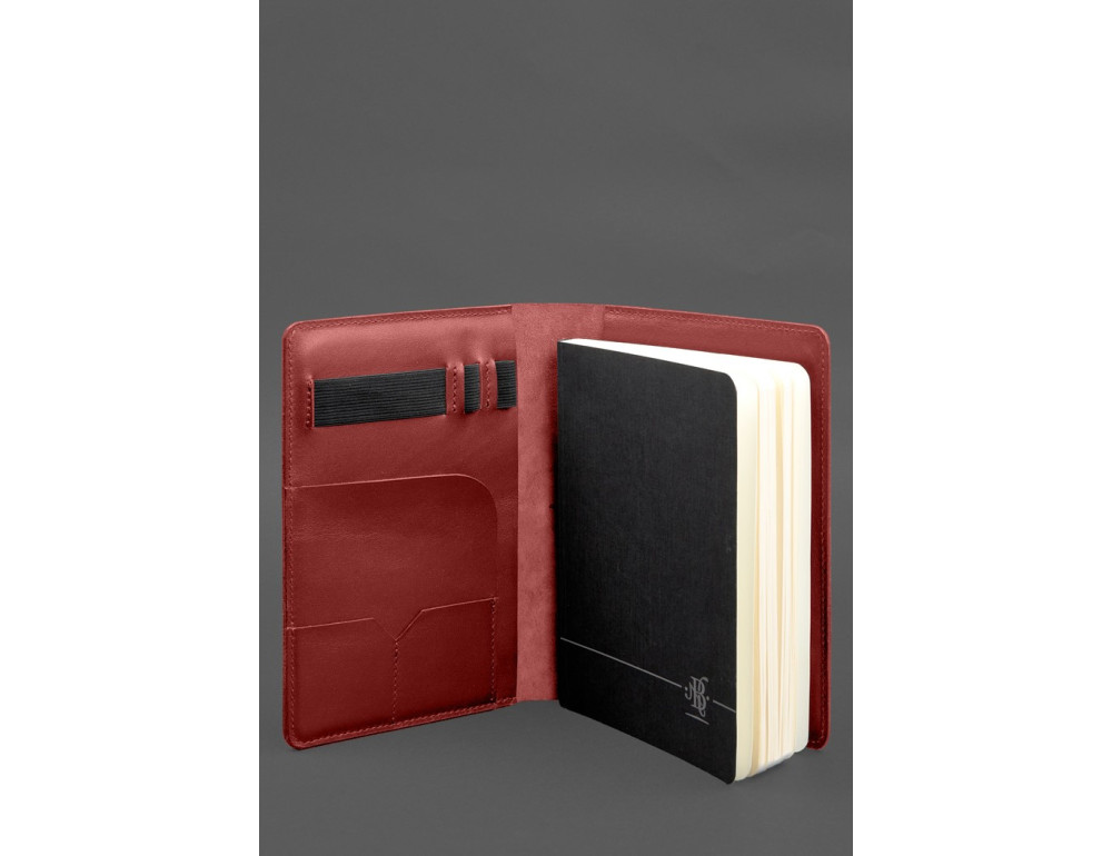 Красный кожаный блокнот Blancnote BN-SB-9-4-red - Фото № 4