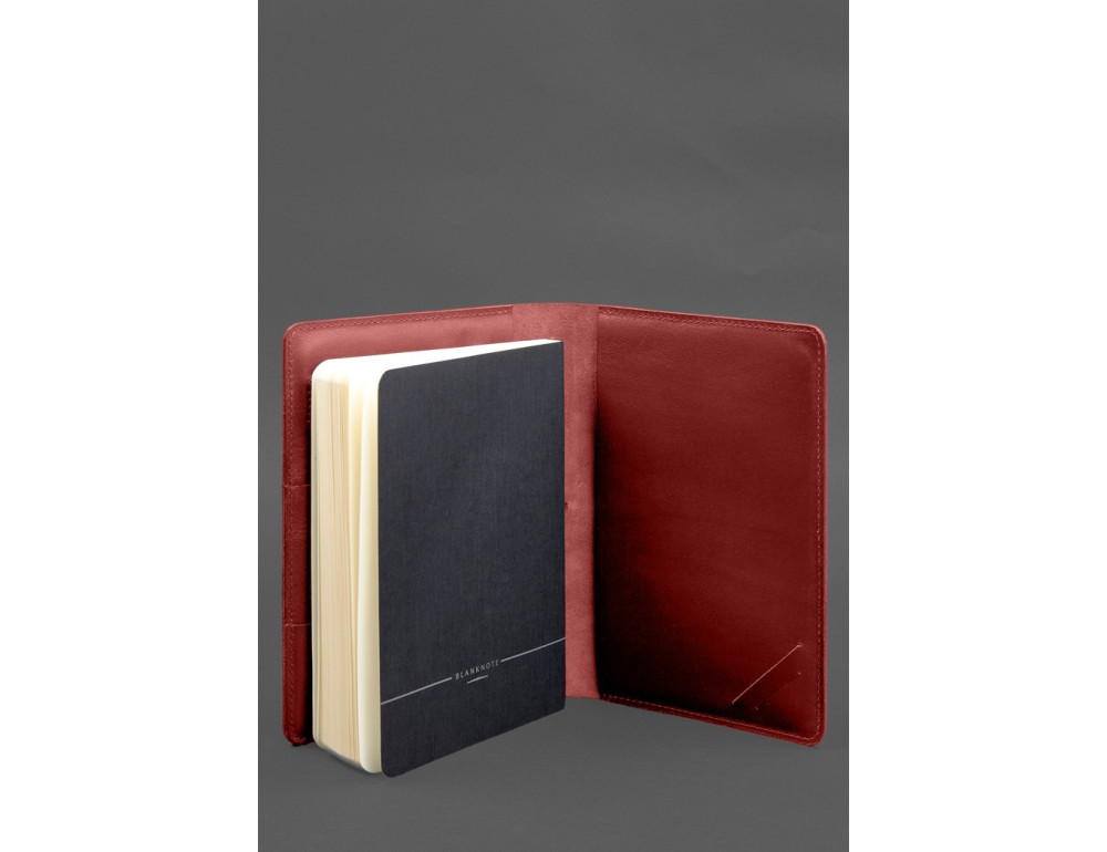 Красный кожаный блокнот Blancnote BN-SB-9-4-red - Фото № 5
