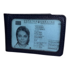 Синя обкладинка для ID з двома прозорими вікнами Newery N2016GBL - Фотографія № 100