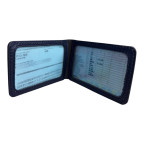 Синя обкладинка для ID з двома прозорими вікнами Newery N2016GBL - Фотографія № 102