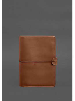 Светло-коричневый кожаный блокнот Blancnote BN-SB-9-4-k