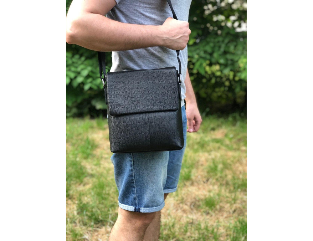 Шкіряна сумка на два відділення TIDING BAG A25-8870A - Фотографія № 2