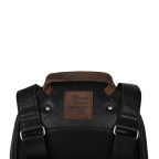 Чоловічий шкіряний рюкзак чорного кольору Ashwood Leather 4555 Black - Фотографія № 104