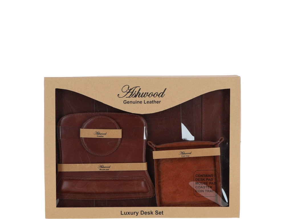 Шкіряний письмовий набір (бювар) Ashwood Leather GS1298 Chestnut - Фотографія № 1 Шкіряний письмовий набір (бювар) Ashwood Leather GS1298 Chestnut - Фотографія № 1