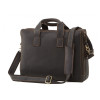 Чоловіча шкіряна сумка TIDING BAG 7167A темно-коричневий