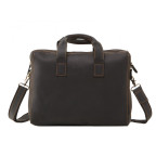 Чоловіча шкіряна сумка TIDING BAG 7167A темно-коричневий - Фотографія № 102