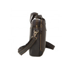 Чоловіча шкіряна сумка TIDING BAG 7167A темно-коричневий - Фотографія № 104