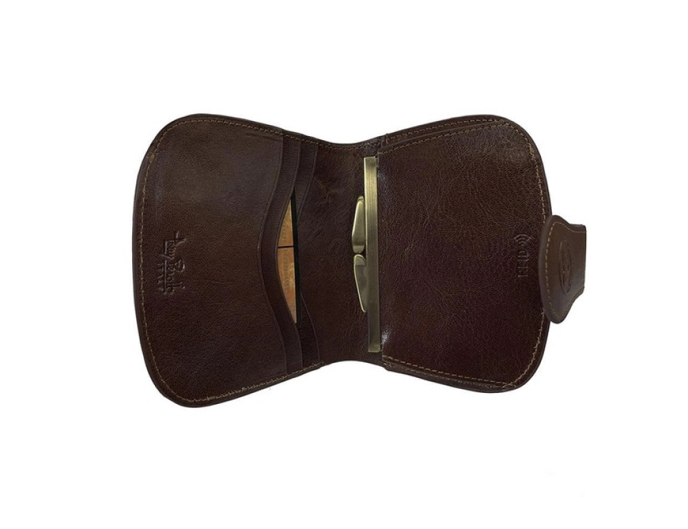 Итальянский женский кошелёк Tony Perotti Vernazza 4004+RFID moro - Фото № 6