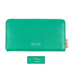Шкіряний жіночий гаманець зеленого кольору Ashwood J54 GUM-GR - Фотографія № 101