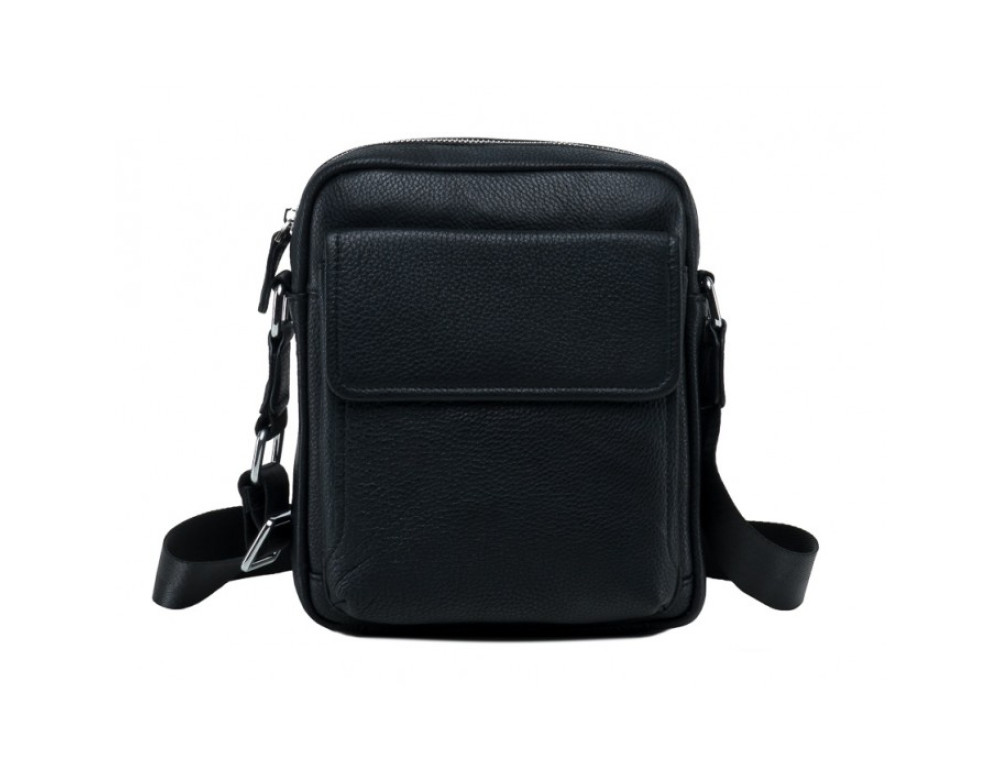 Чоловічий шкіряний месенджер TIDING BAG NA50-065A чорний - Фотографія № 3