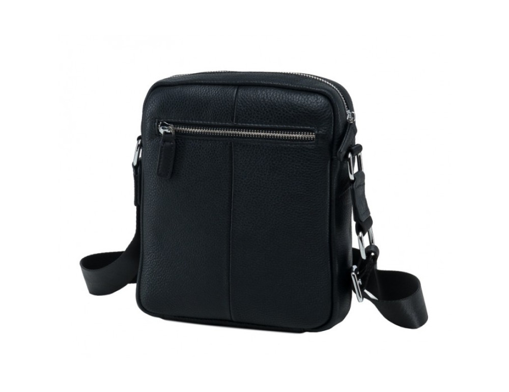Чоловічий шкіряний месенджер TIDING BAG NA50-065A чорний - Фотографія № 4