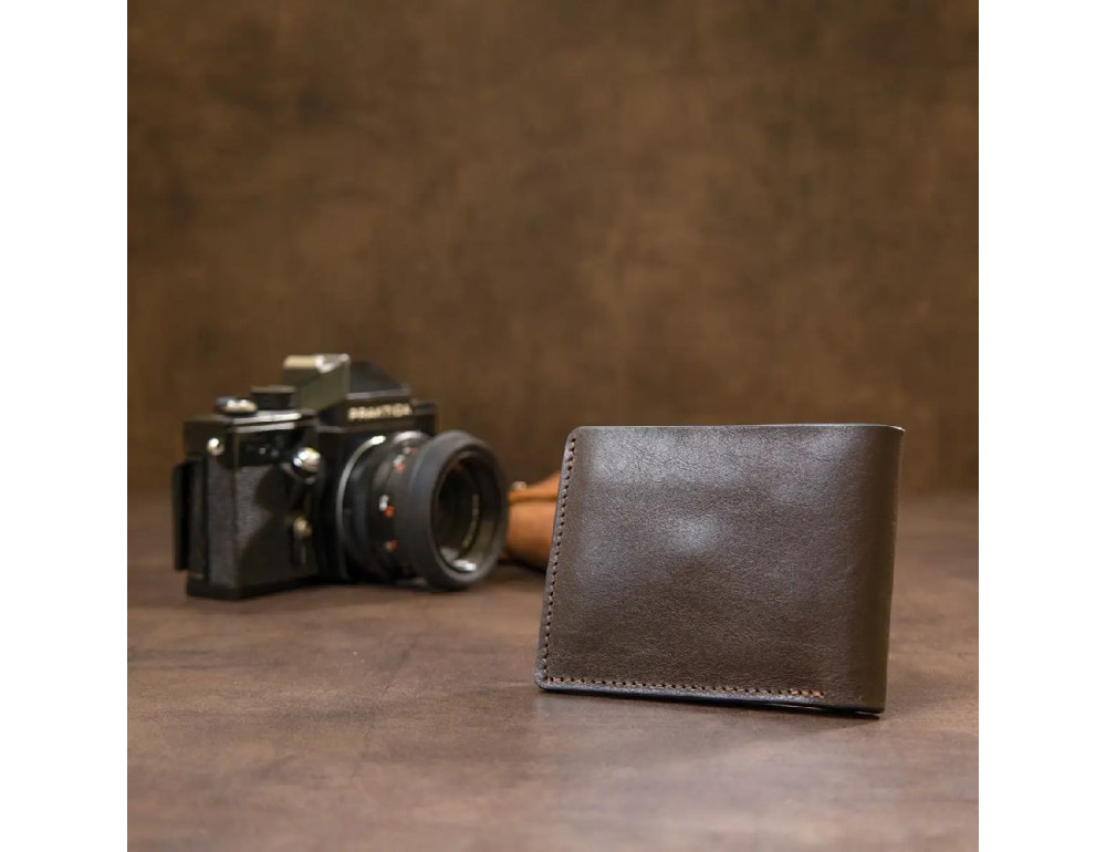 Небольшой кожаный кошелёк Grande Pelle 506620 - Фото № 4