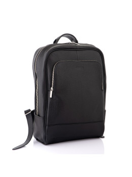 Стильный мужской рюкзак из фактурной кожи Newery N1003FA