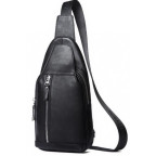 Чоловічий шкіряний месенджер Tiding Bag B3-1701A чорний - Фотографія № 100