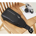 Чоловічий шкіряний месенджер Tiding Bag B3-1701A чорний - Фотографія № 105