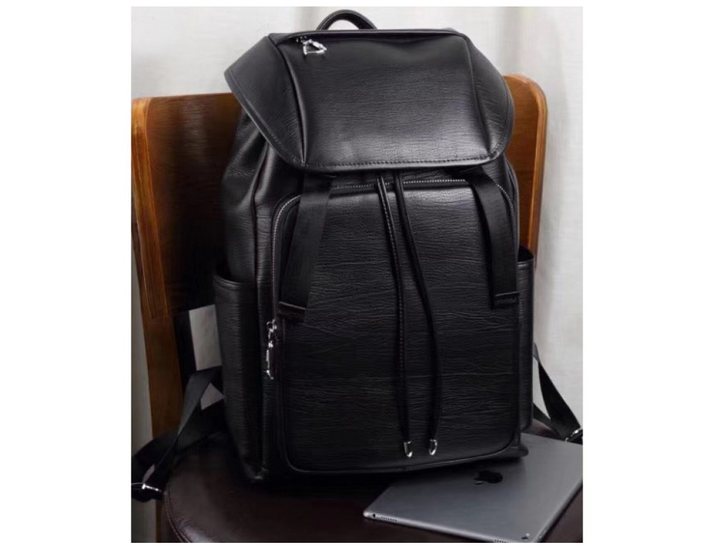 Стильний шкіряний рюкзак чоловічий Tiding Bag B3-174A - Фотографія № 6