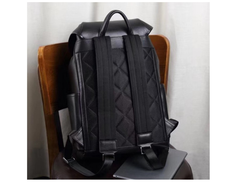 Стильний шкіряний рюкзак чоловічий Tiding Bag B3-174A - Фотографія № 11
