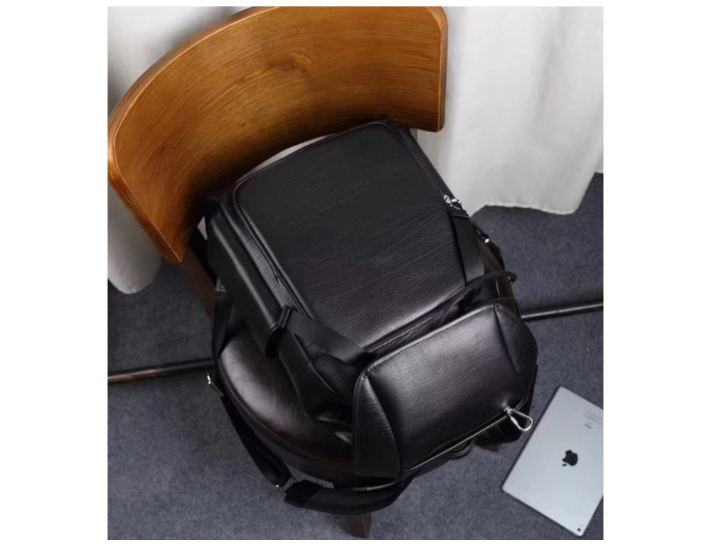 Стильний шкіряний рюкзак чоловічий Tiding Bag B3-174A - Фотографія № 12