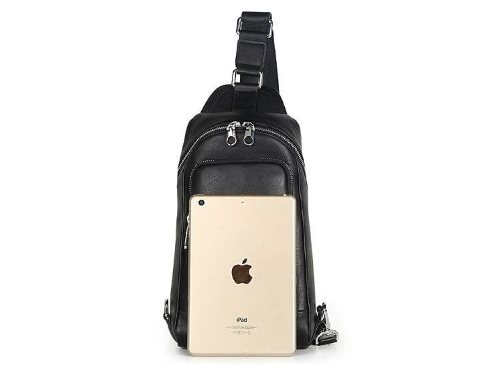 Чоловік шкіряний рюкзак на одне плече Tiding Bag B3-2015-10A - Фотографія № 3