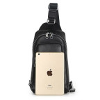 Чоловік шкіряний рюкзак на одне плече Tiding Bag B3-2015-10A - Фотографія № 102