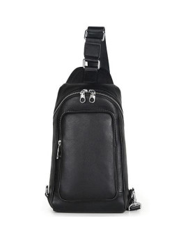 Мужской кожаный рюкзак на одно плечо Tiding Bag B3-2015-10A