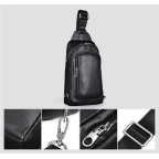 Чоловік шкіряний рюкзак на одне плече Tiding Bag B3-2015-10A - Фотографія № 104