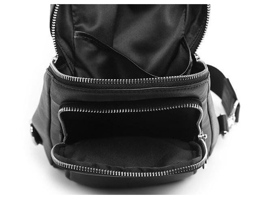 Чоловік шкіряний рюкзак на одне плече Tiding Bag B3-2015-10A - Фотографія № 8