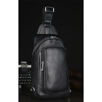 Чоловік шкіряний рюкзак на одне плече Tiding Bag B3-2015-10A - Фотографія № 109