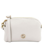 Біла шкіряна сумка через плече Tuscany Leather TL142375 White - Фотографія № 100