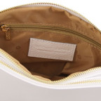 Біла шкіряна сумка через плече Tuscany Leather TL142375 White - Фотографія № 102