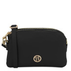 Чорна шкіряна сумка через плече Tuscany Leather TL142375 Black - Фотографія № 100