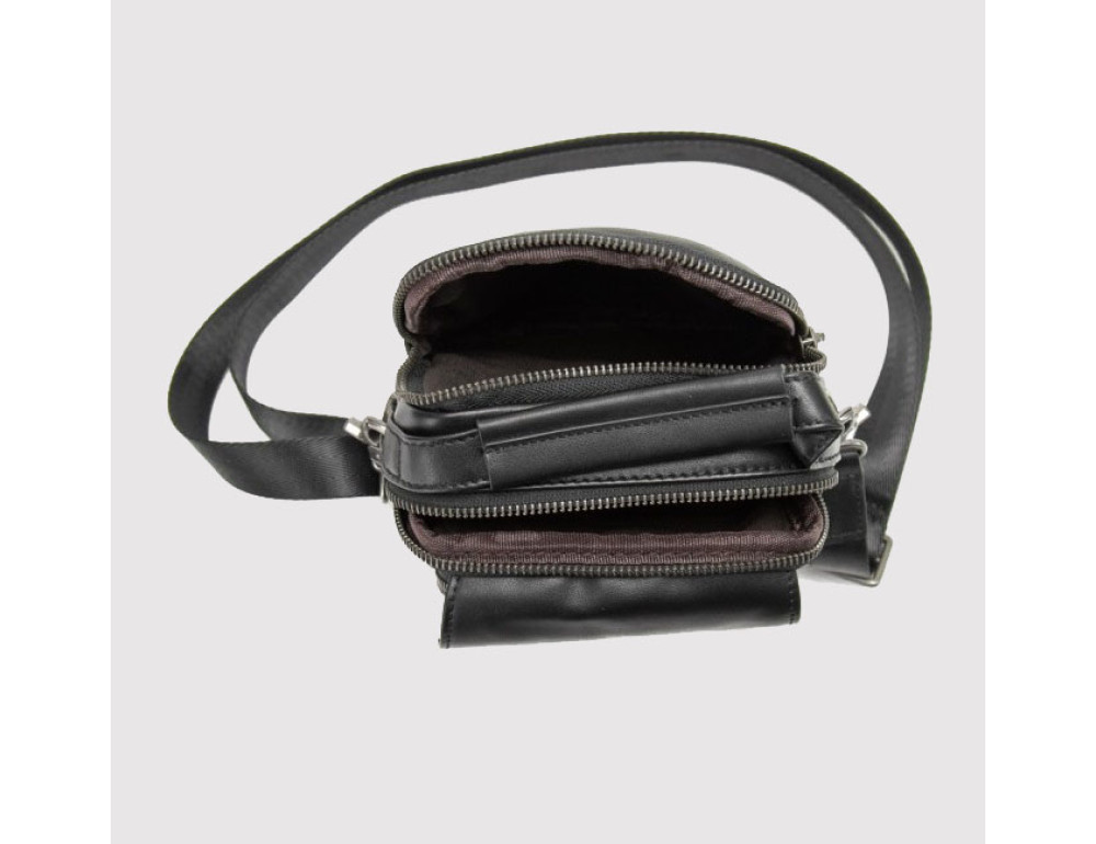 Маленька шкіряна барсетка через плече TIDING BAG 6016A - Фотографія № 2